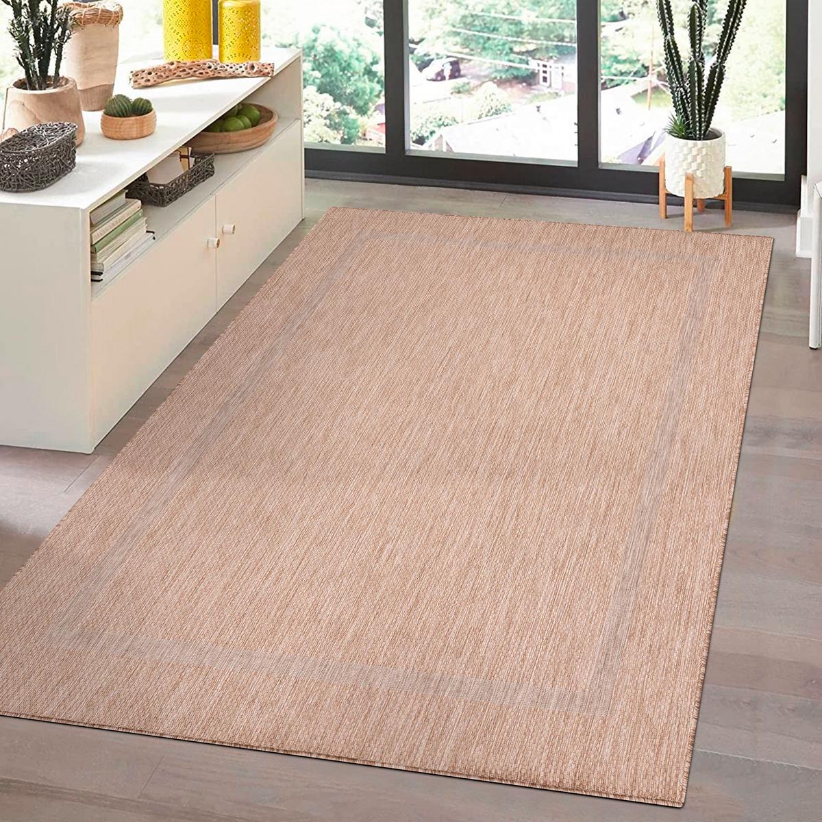 Flachwebteppich Relax - Beige, Basics, Textil (140/200cm) - Novel