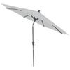 Sonnenschirm Ø 300 H: 238 Cm Anthrazit/grau - Anthrazit/Grau, KONVENTIONELL, Textil/Metall (300/300cm) - Siena Garden