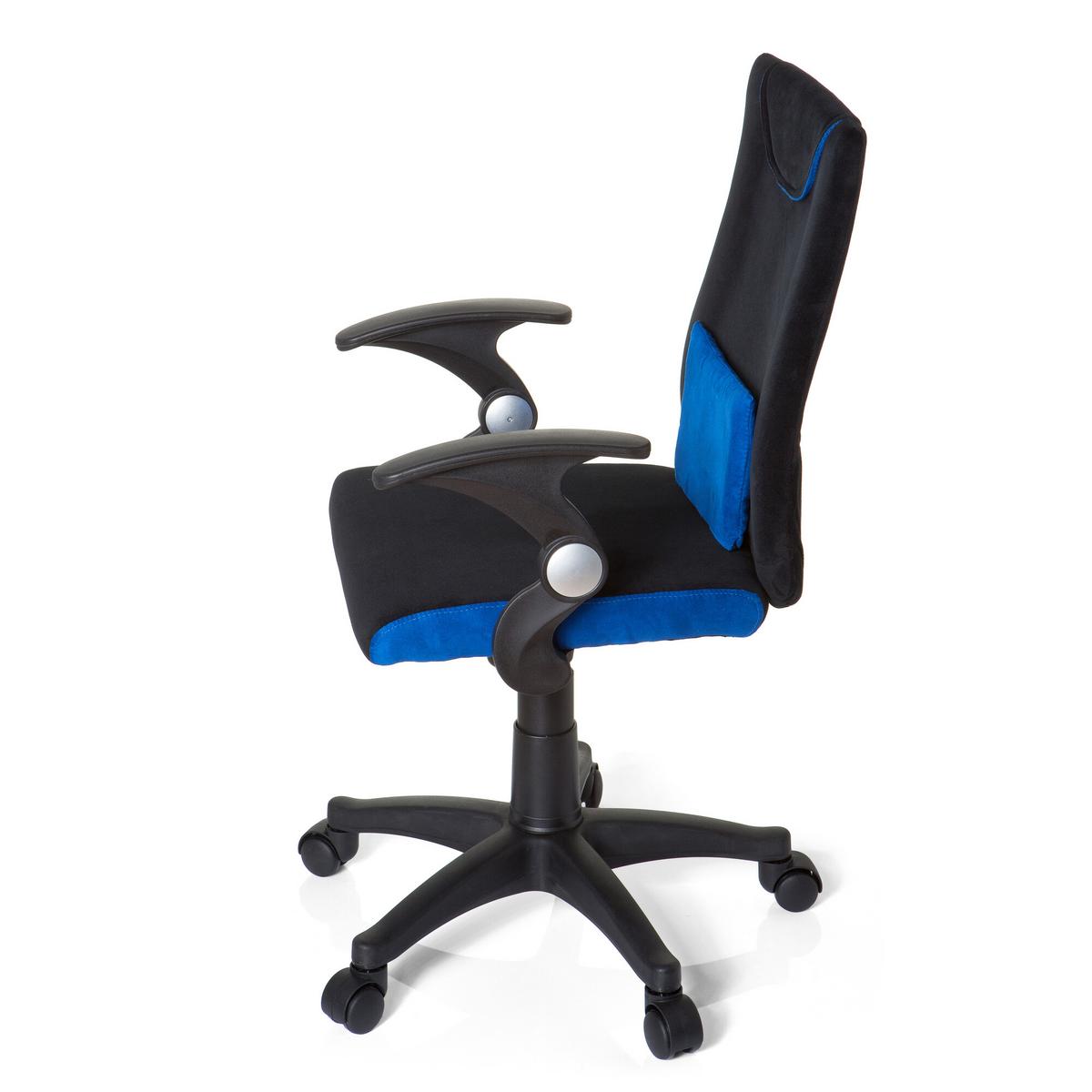 Jugenddrehstuhl Kiddy Pro Al Blau/Schwarz - Blau/Schwarz, Basics, Kunststoff (50/87-97/40cm) - MID.YOU