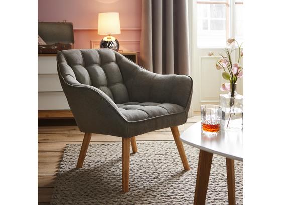 Kreslo Monique - sivá, Moderný, drevo/textil (83/76/74,5cm) - Mömax modern living Kreslo Monique - sivá, Moderný, drevo/textil (83/76/74,5cm) - Mömax modern living