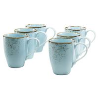 KAFFEEBECHERSET 22068 NATURE COLLECTION - Pastellblau, Trend, Keramik (300ml) - Creatable