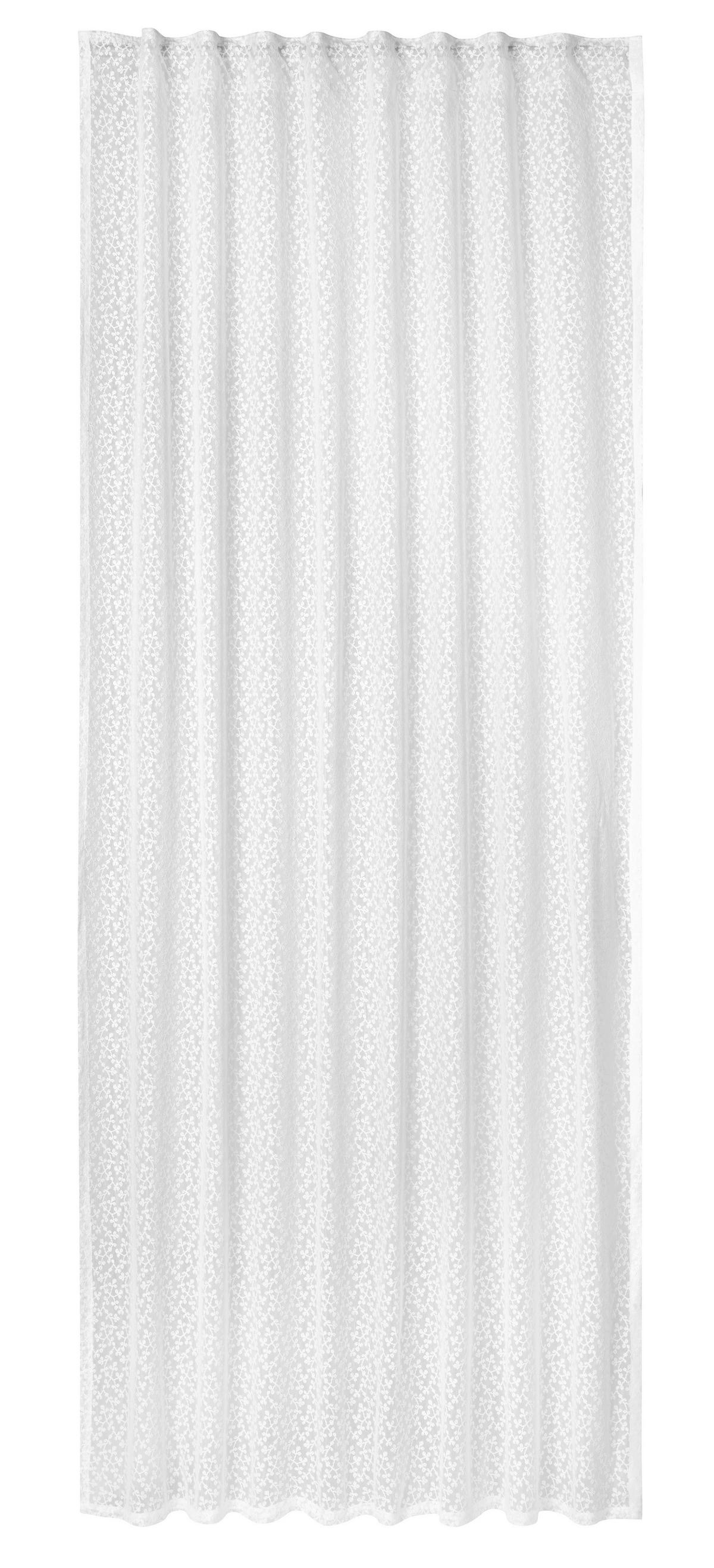 HOTOVÝ ZÁVES TILDA - biela, Romantik / Landhaus, textil (140/245cm) - Mömax