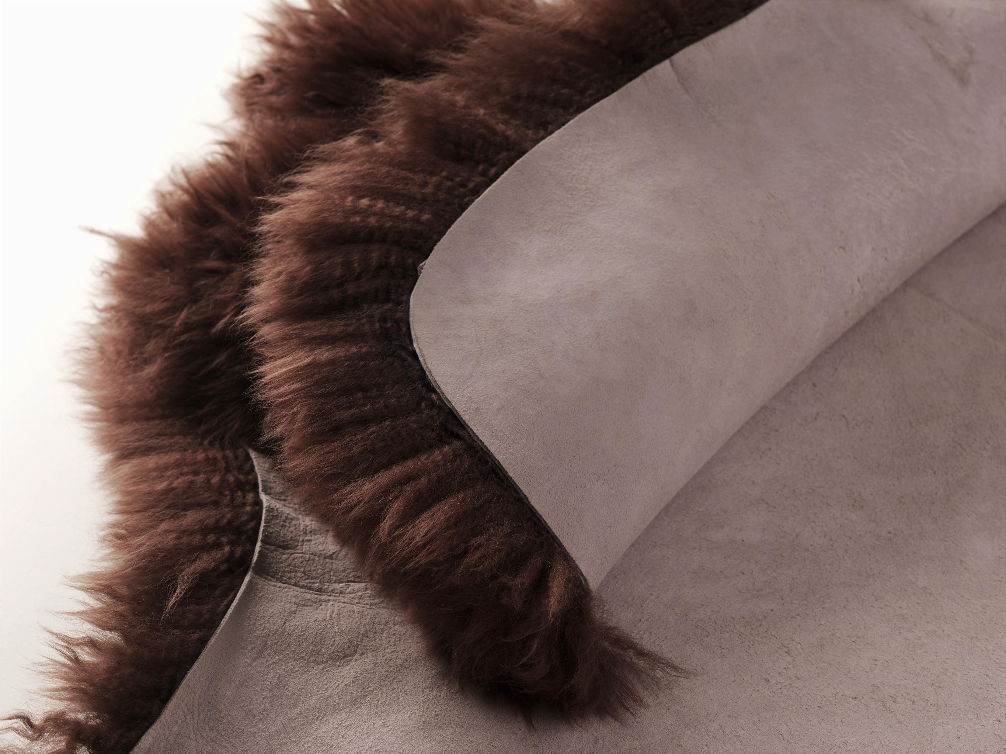 Schaffell Braun 60x90 Cm - Braun, Natur, Fell (60/90cm) - Linea Natura
