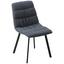 Židle Mario - šedá/černá, Moderní, kov/dřevo (39/88/59,5cm) - Modern Living Židle Mario - šedá/černá, Moderní, kov/dřevo (39/88/59,5cm) - Modern Living