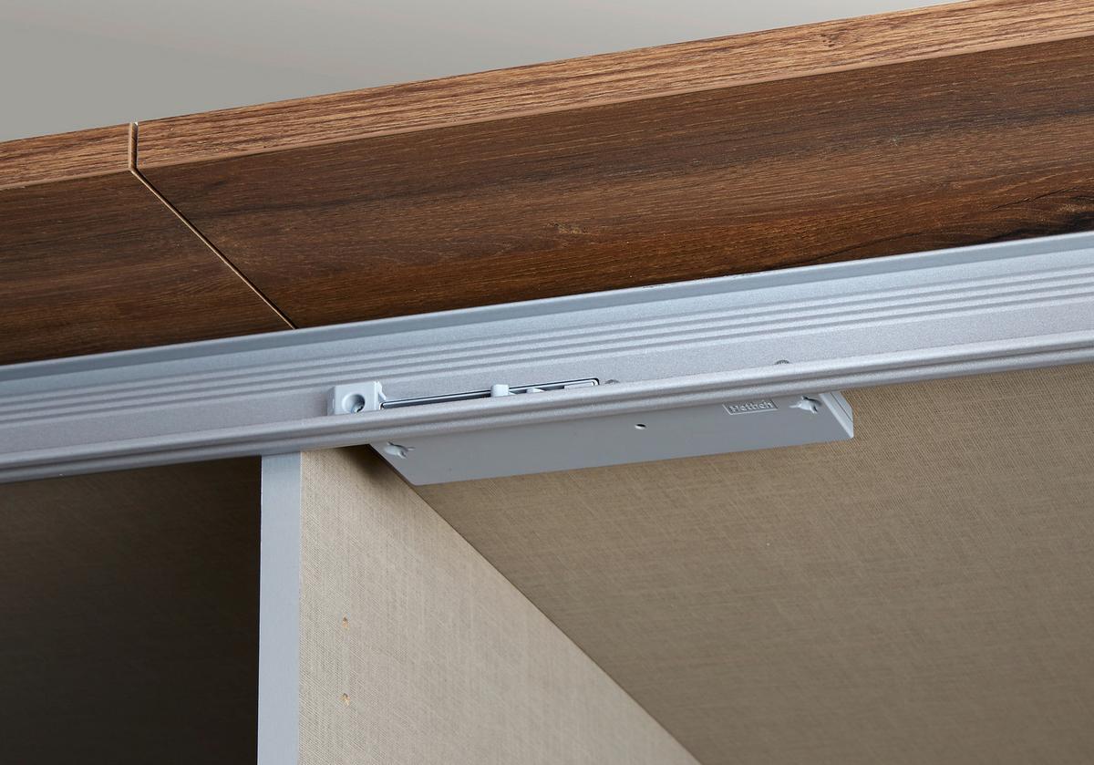 Türdämpfer Schwebetürenschrank Bensheim 3 Stück - Alufarben, Kunststoff - James Wood