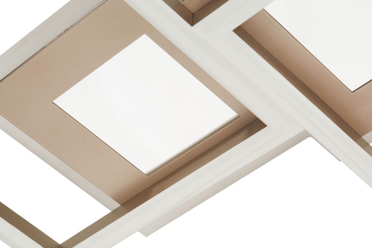 STROPNÍ LED SVÍTIDLO TUNI - barvy akácie, Moderní, kov/plast (58/34/5,5cm) - Mömax