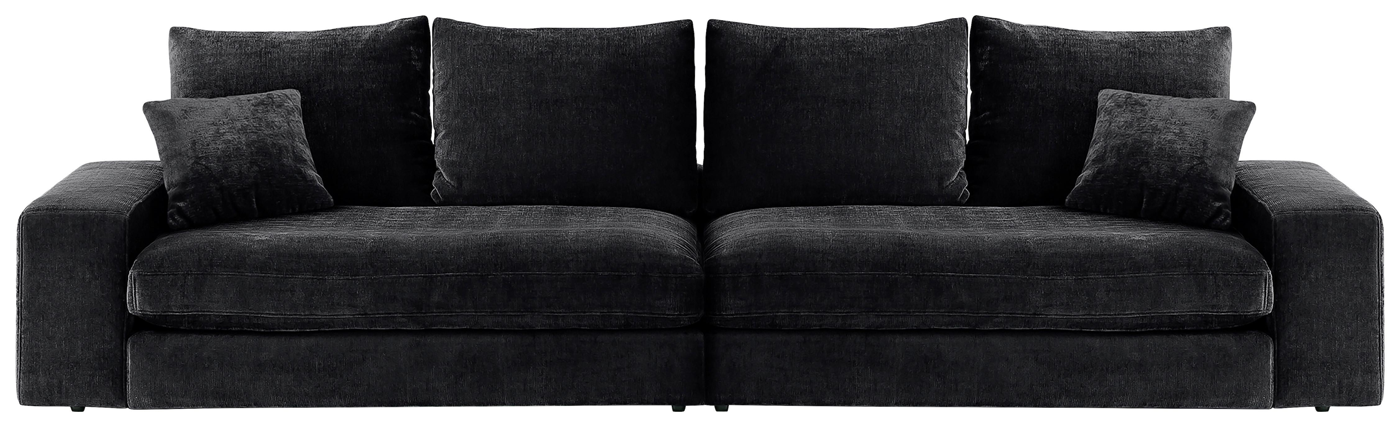 BIGSOFA BE RELAXED - Schwarz, MODERN, Textil (314/67/125cm) - MID.YOU