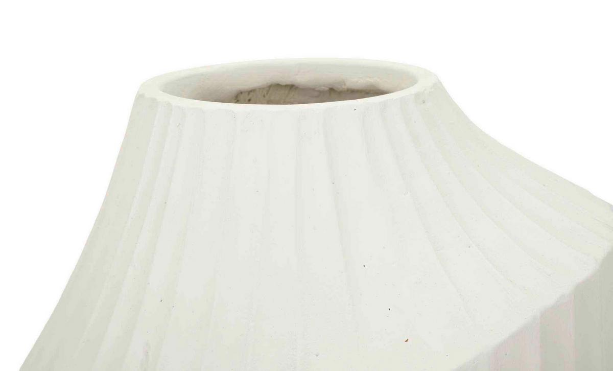 Vase Ice Jar Creme B: 22,5 cm - Creme, Basics, Metall (22,5/38/22,5cm)