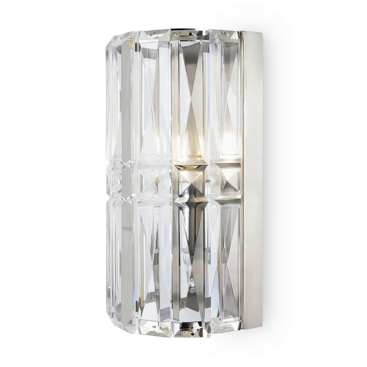 Wandleuchte Facet - Chromfarben, Trend, Glas/Metall (13/10/20cm) - MAYTONI