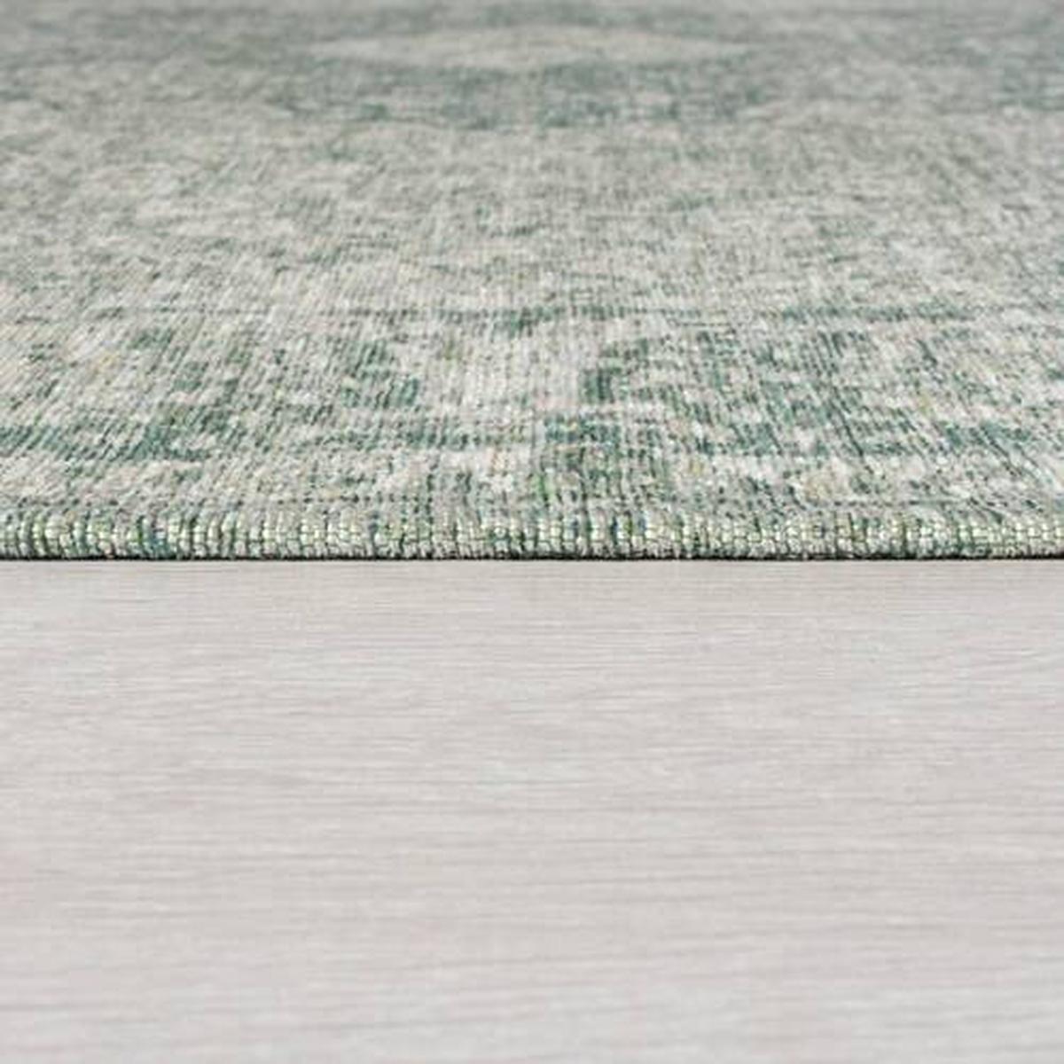 Vintage Teppich Grün Antique 155x230 cm - Grün, Basics, Textil (155/230cm)
