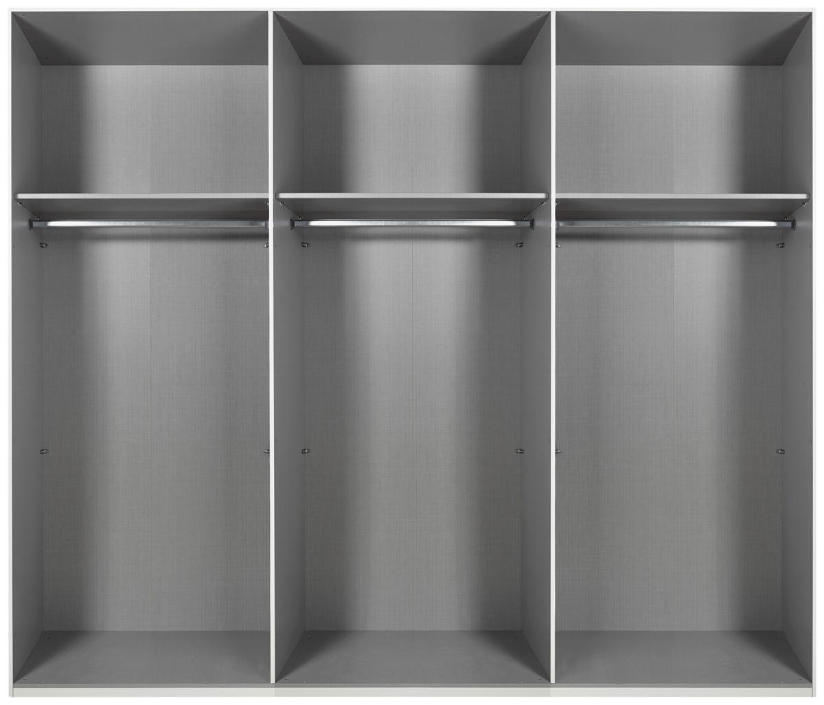 Drehtürenschrank Andorra Graphitfarben B: 300 Cm - Graphitfarben, MODERN, Holzwerkstoff (300/216/58cm) - MID.YOU