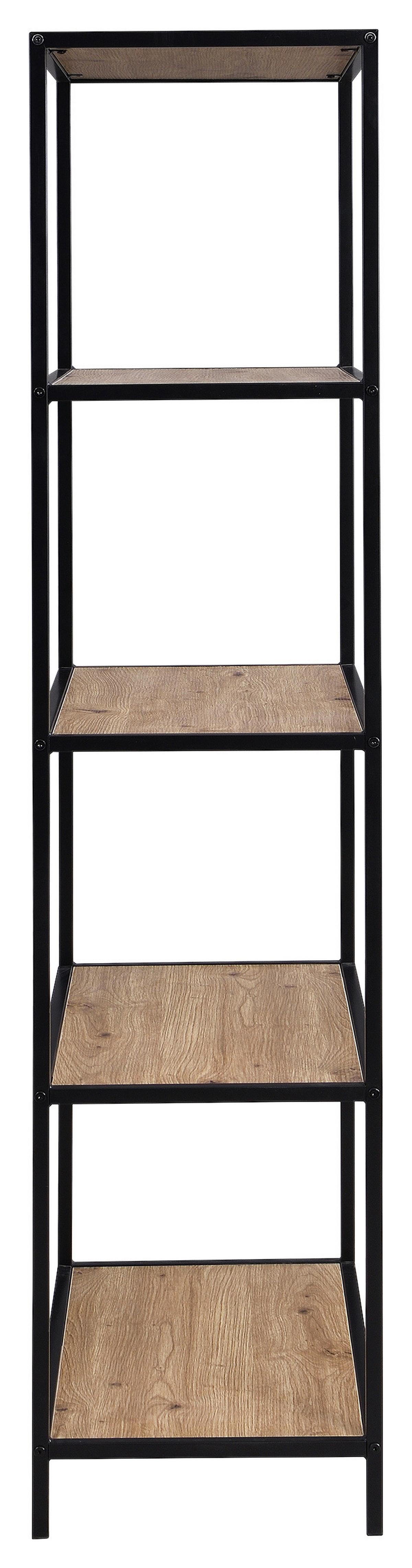 Regal Venedig - Schwarz/Eiche Artisan, MODERN, Holzwerkstoff/Metall (60/149/33cm)