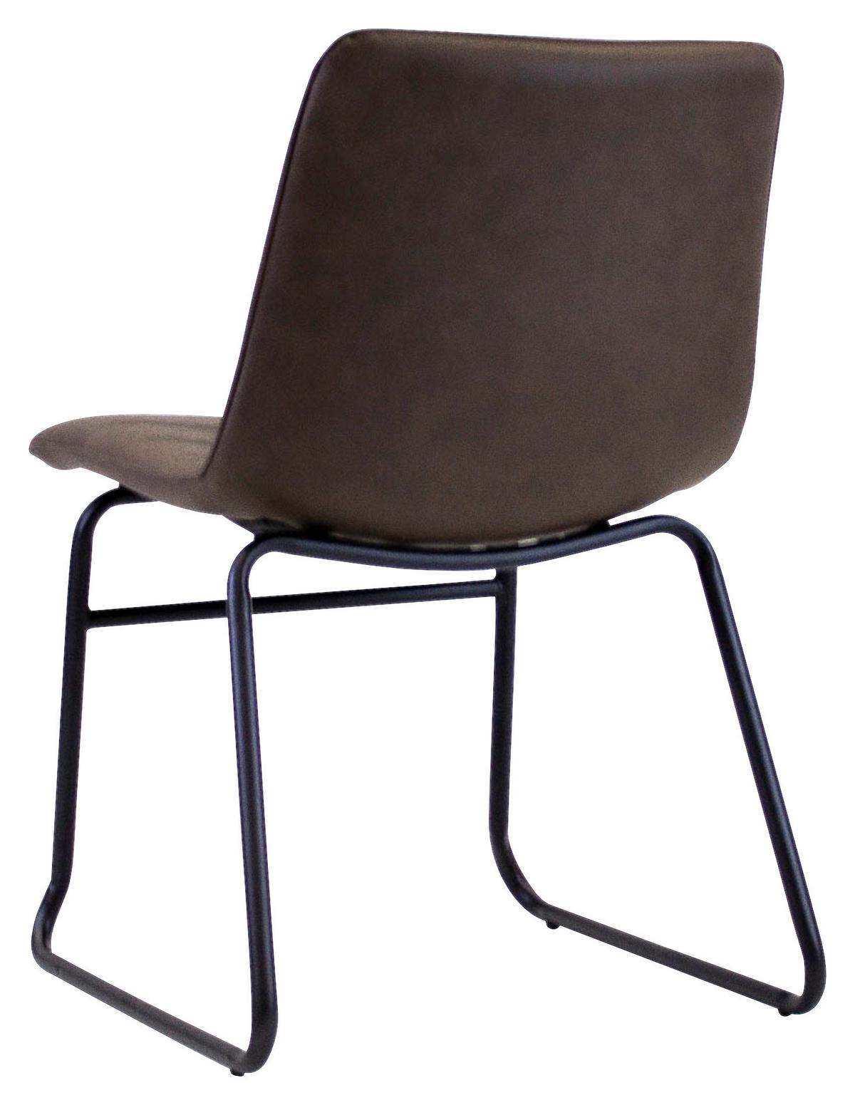 Stuhl Milan - Taupe/Schwarz, KONVENTIONELL, Kunststoff/Textil (48/77/56cm) - MID.YOU