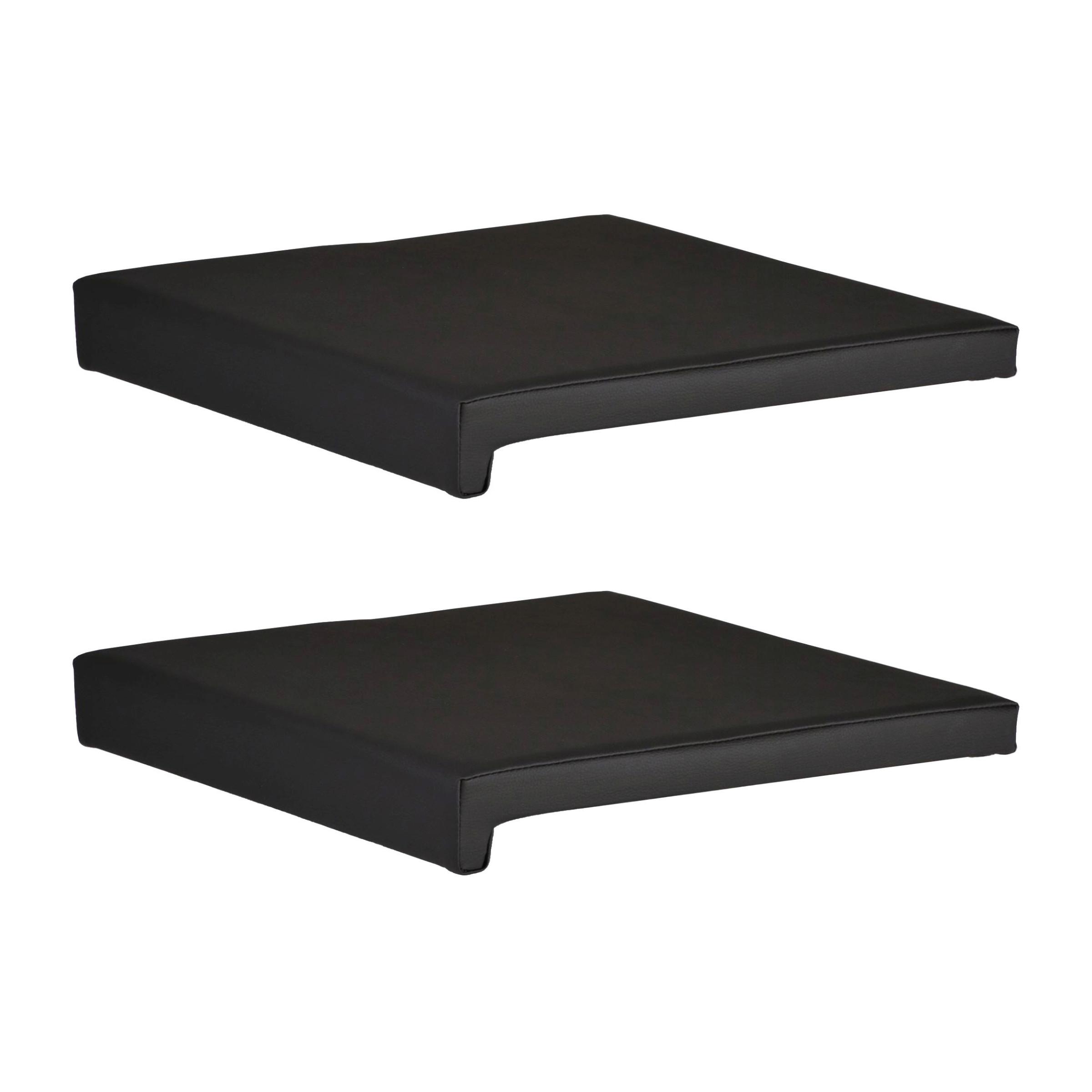 Bankkissen Schwarz L: 40 cm - Basics (40/35/38/5/8cm)