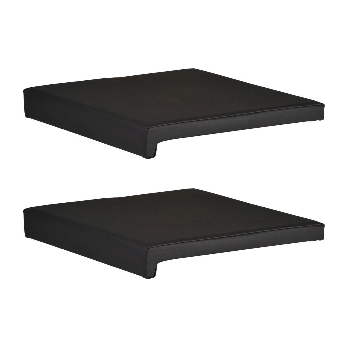 Bankkissen Schwarz L: 40 cm - Basics (40/35/38/5/8cm)