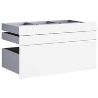 SADA ZÁSUVIEK UNIT - biela s vysokým leskom, Modern, kompozitné drevo (91/50,3/47cm) - Ondega