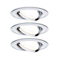 Deckenleuchte 3er-Set Ø 8,4 cm 1-Flammig, rund - Basics (8,4cm) - Paulmann