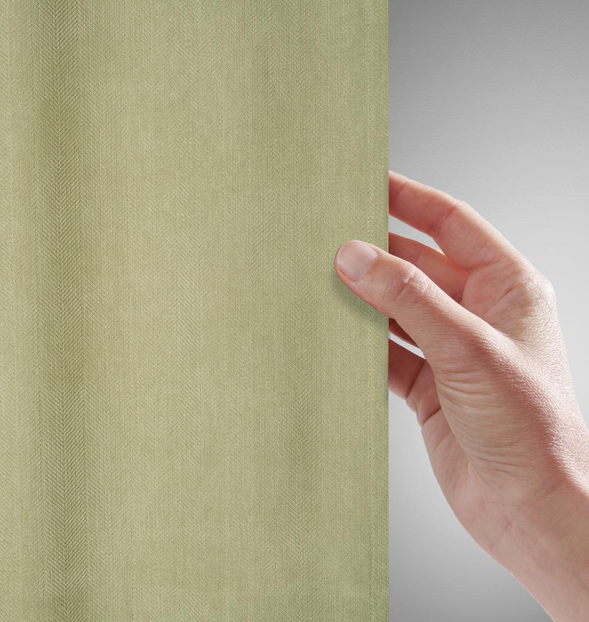 Hotový závěs Linus, 140/255cm, zelená - zelená, Design, textil (140/255cm) - Premium Living