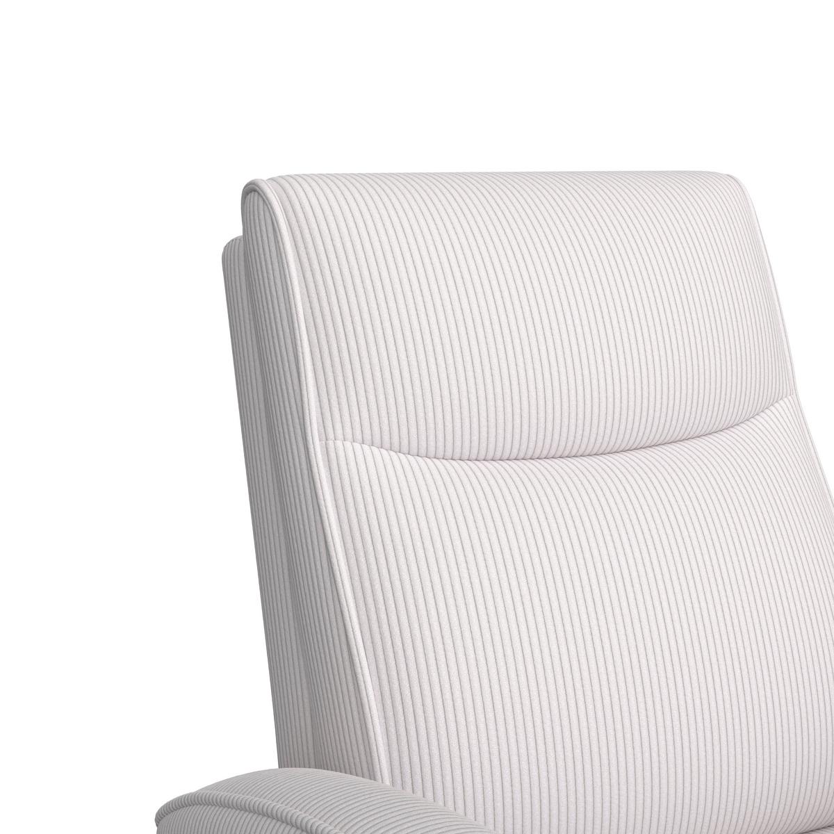 Fernsehsessel Leon beige mit Relaxfunktion - Beige/Schwarz, Basics, Holz/Kunststoff (80/102/96cm) - Ondega