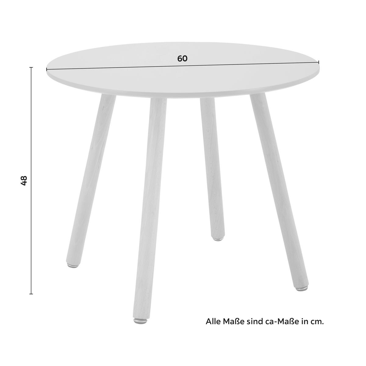 Dětská sedací souprava DESSY bílá - bílá, Moderní, dřevo/plast (60/48/60cm) - Bessagi Kids