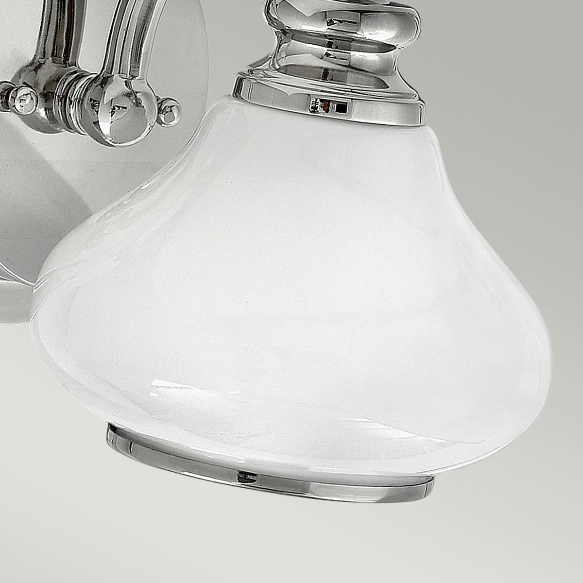 Bad-Wandleuchte Ainsley Ip44 1-Flammig In Chromfarben - Chromfarben, Design, Glas/Metall (16/19.1/20.6cm) - Elstead Lighting