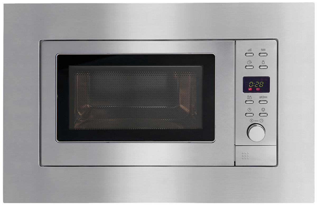 Einbaumikrowelle Emw 13185 E - Silberfarben, Basics, Kunststoff/Metall (59,5/39/32cm) - Amica