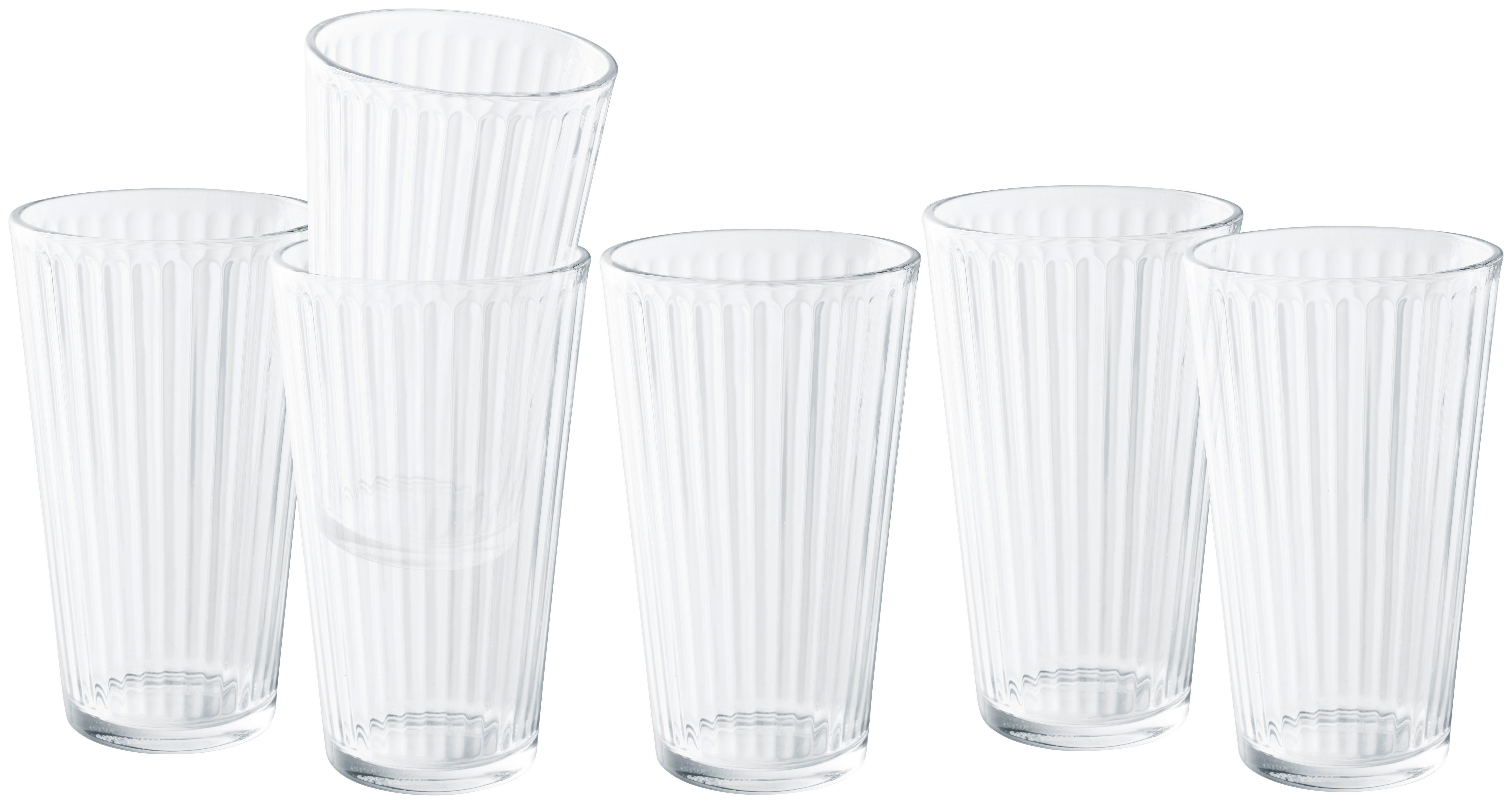 SADA SKLENIC OLE - čiré, Konvenční, sklo (6/14,7/8,7cm) - Modern Living