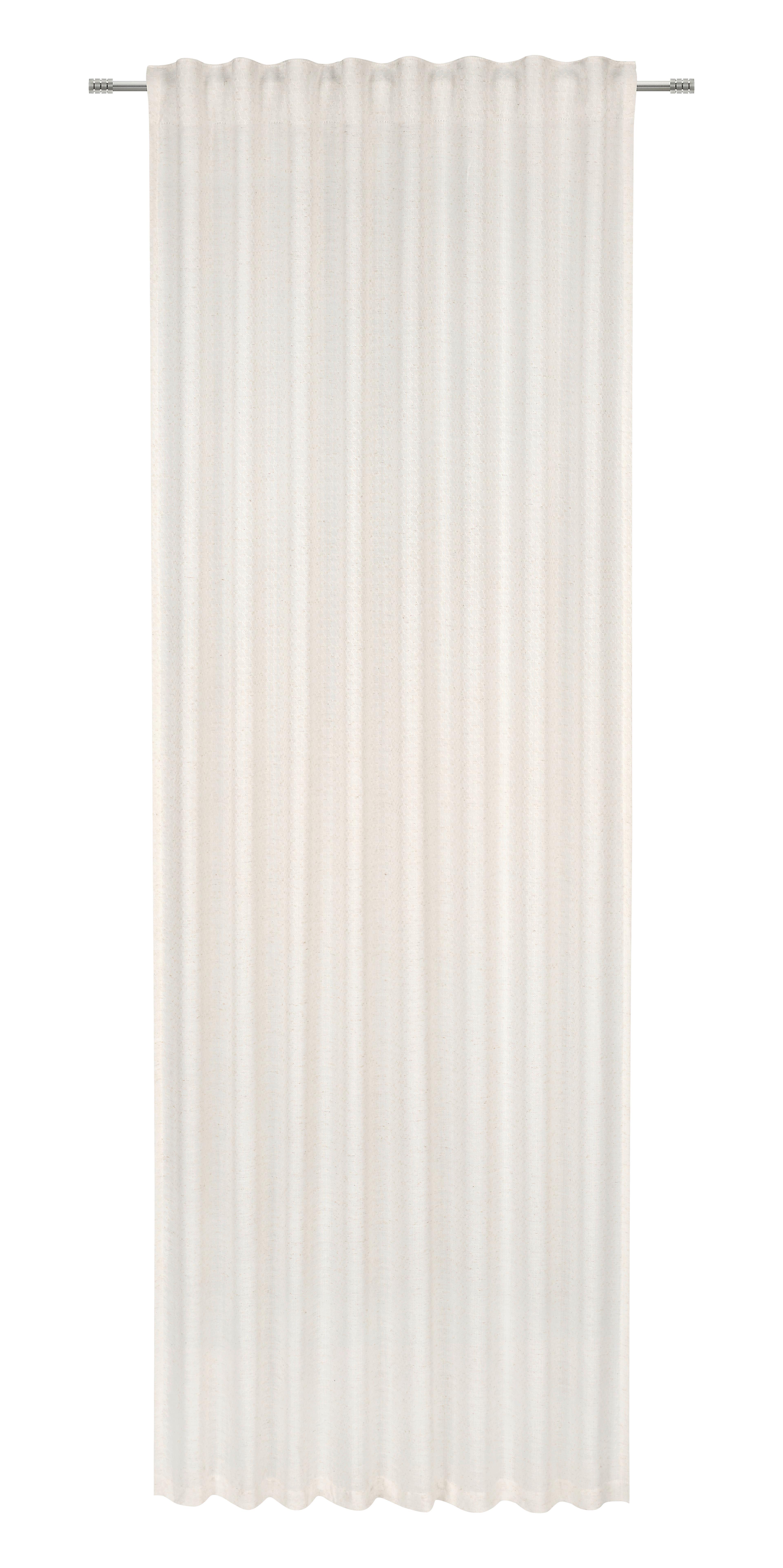 Fertigvorhang Ella - Beige, ROMANTIK / LANDHAUS, Textil (135/245cm) - James Wood