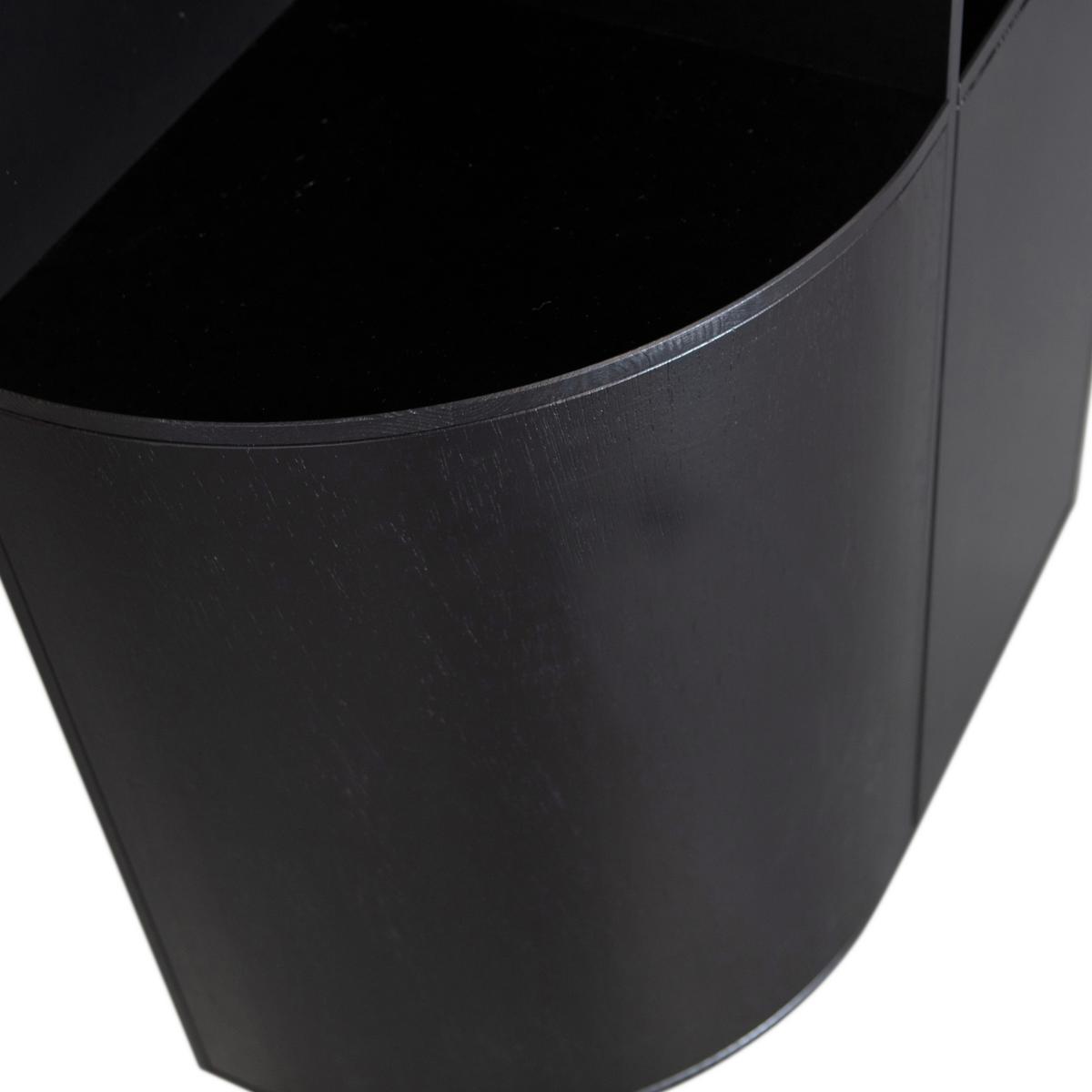 Mehrzweckschrank Finca Schwarz B: 78 Cm - Schwarz, Design, Holz (78/210/40cm) - Livetastic