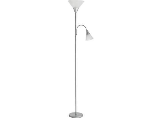 STEHLEUCHTE FILIPA - Silberfarben, KONVENTIONELL, Kunststoff/Metall (182cm) - Homezone STEHLEUCHTE FILIPA - Silberfarben, KONVENTIONELL, Kunststoff/Metall (182cm) - Homezone