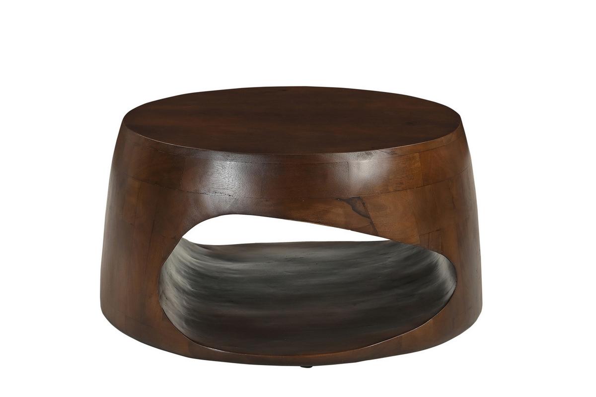 COUCHTISCH Mangoholz B: 75cm - Braun, Design, Holz (75/75/38cm) - MID.YOU