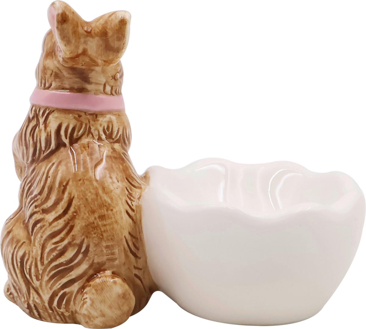 Eierbecher Wendy - Pink/Braun, KONVENTIONELL, Keramik (9/7.5/5cm) - Luca Bessoni