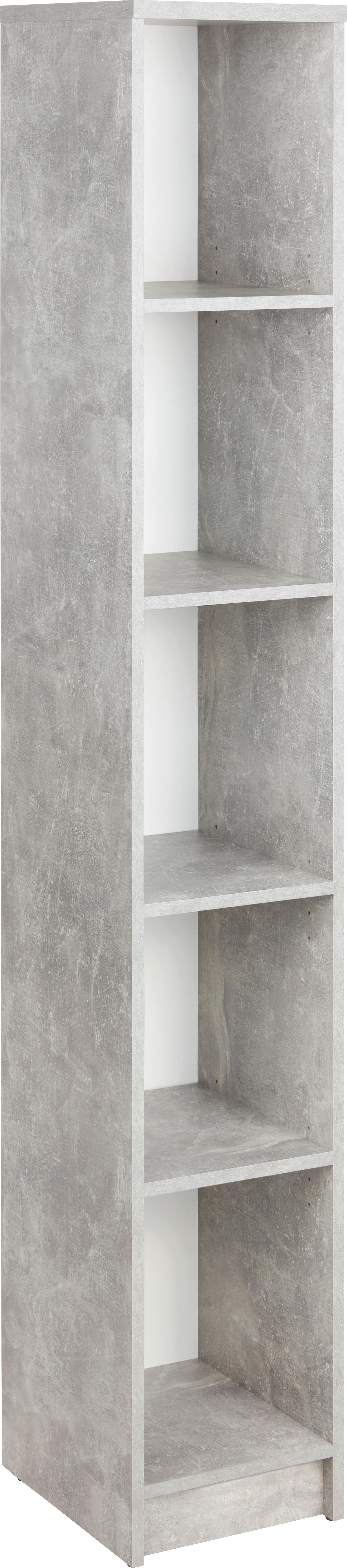 Regal 4-You New B 30 cm, Betonoptik/Weiß