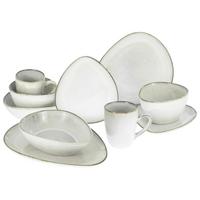 Kombiservice Keramik 2 Personen Geschirr Set - Weiß, Trend, Keramik (34/29,5/36cm) - Creatable