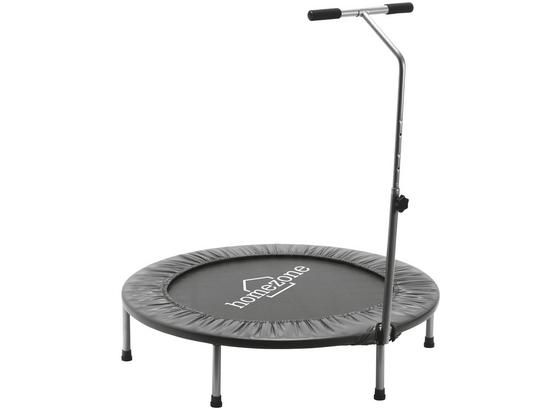 Trampolin Power Gym - Schwarz/Grau, Kunststoff/Metall (101,6/22cm) - Homezone Trampolin Power Gym - Schwarz/Grau, Kunststoff/Metall (101,6/22cm) - Homezone