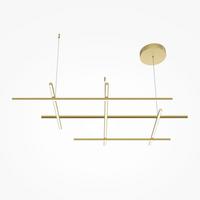 Pendelleuchte Radiance - Goldfarben, MODERN, Metall (115,6/80/112cm) - MAYTONI