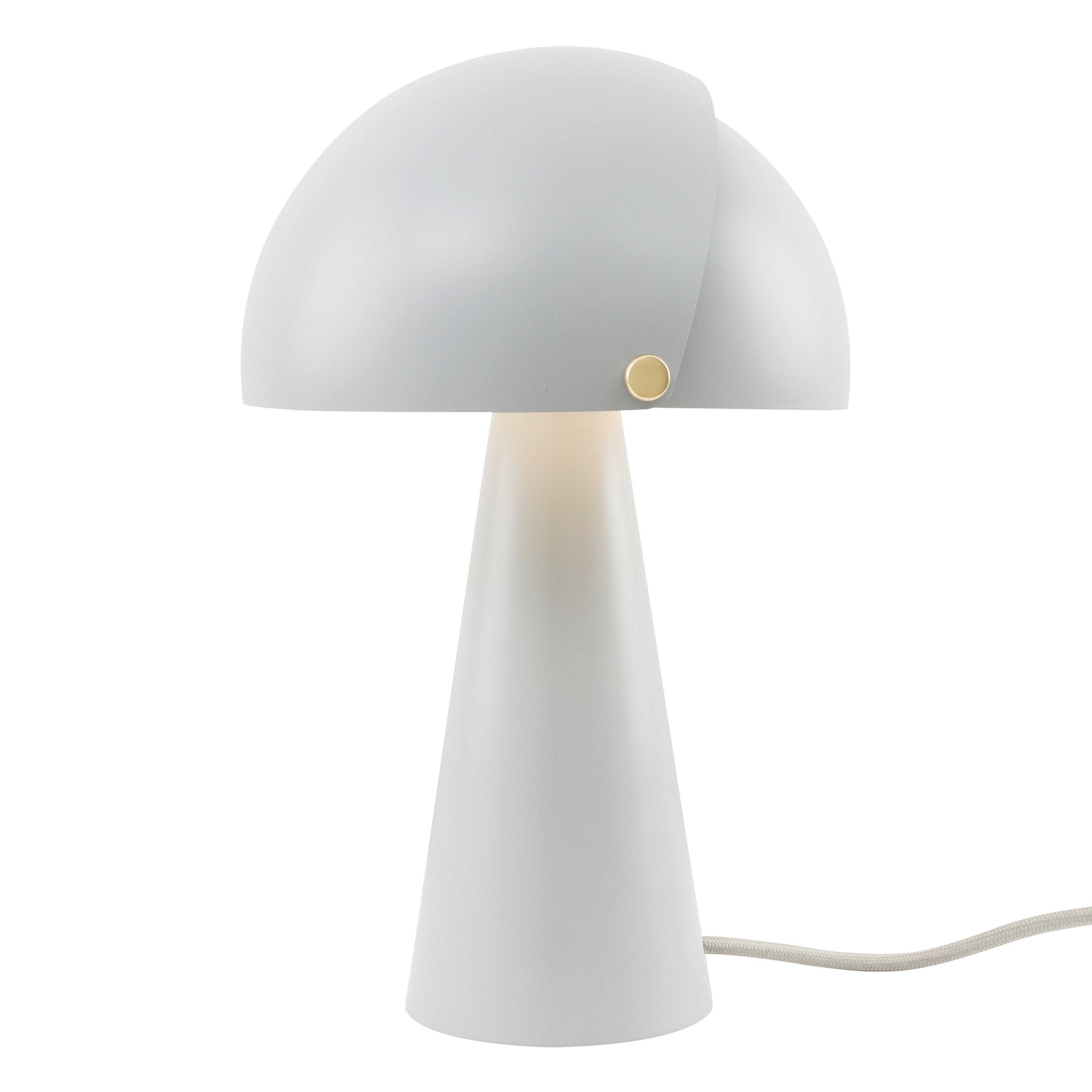 Tischleuchte Align Grau D: 22 cm - Grau, Design, Metall (22/34cm) - Nordlux