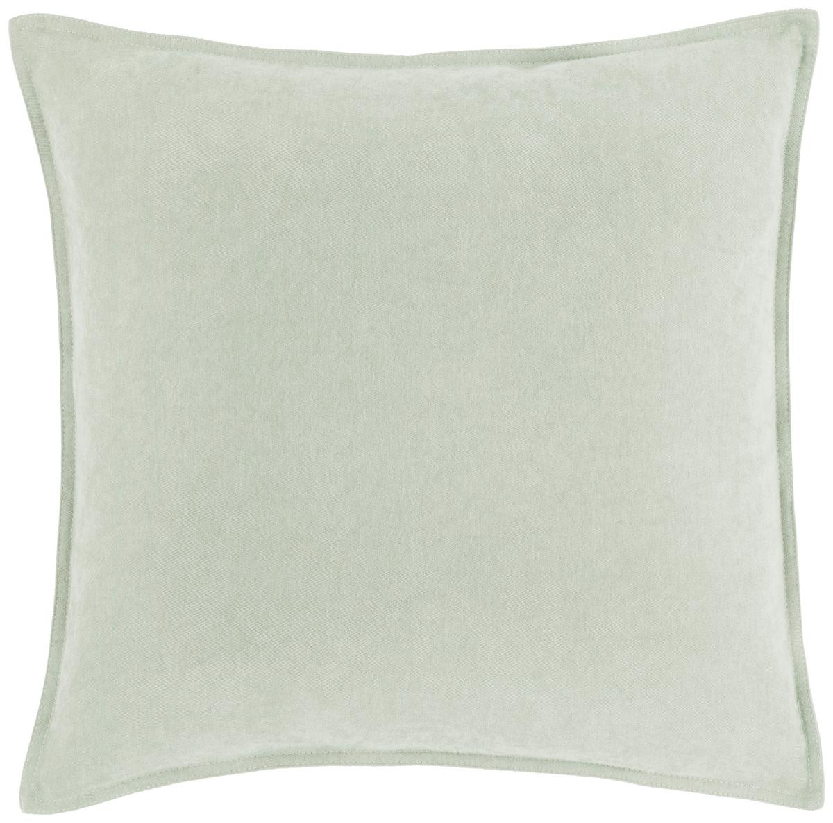 Dekoračný vankúš Nathi, 45/45 cm, šalvia - šalviovozelená, Konventionell, textil (45/45cm) - Modern Living