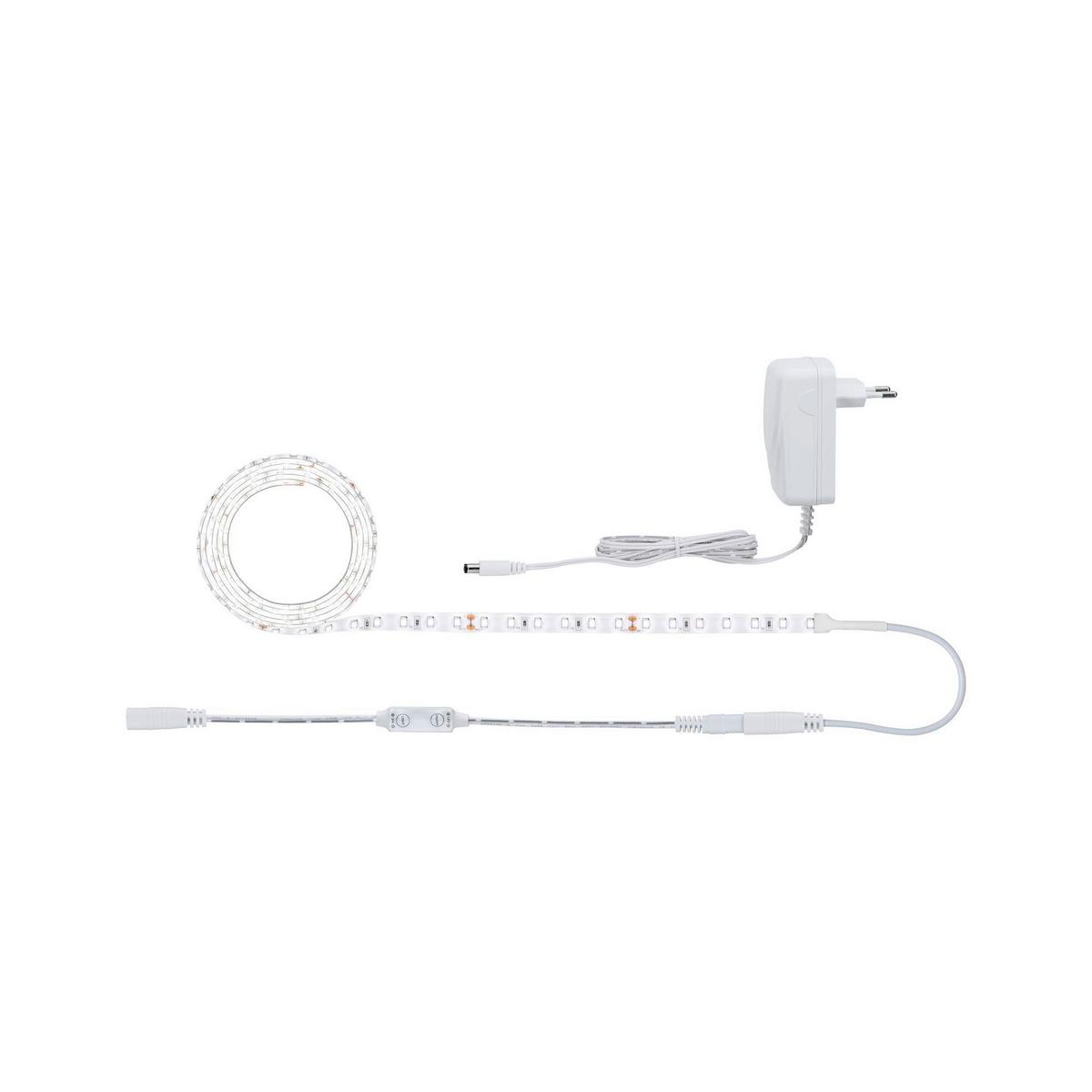 Led-streifen L: 1,5 M Dimmbar - Weiß, Basics, Kunststoff (150cm) - Paulmann