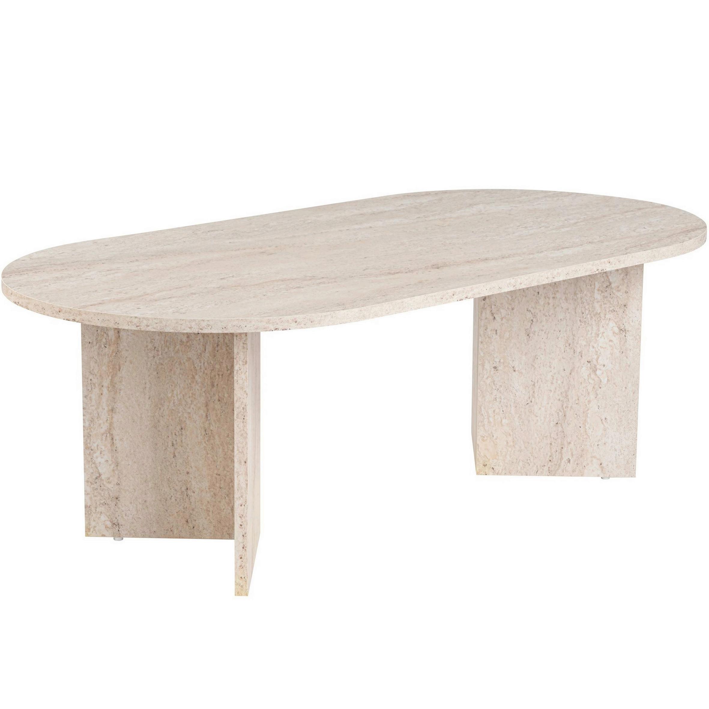 COUCHTISCH Sabin Elfenbein L: 119cm - Elfenbein, Design, Holzwerkstoff (119/60/40cm) - MID.YOU