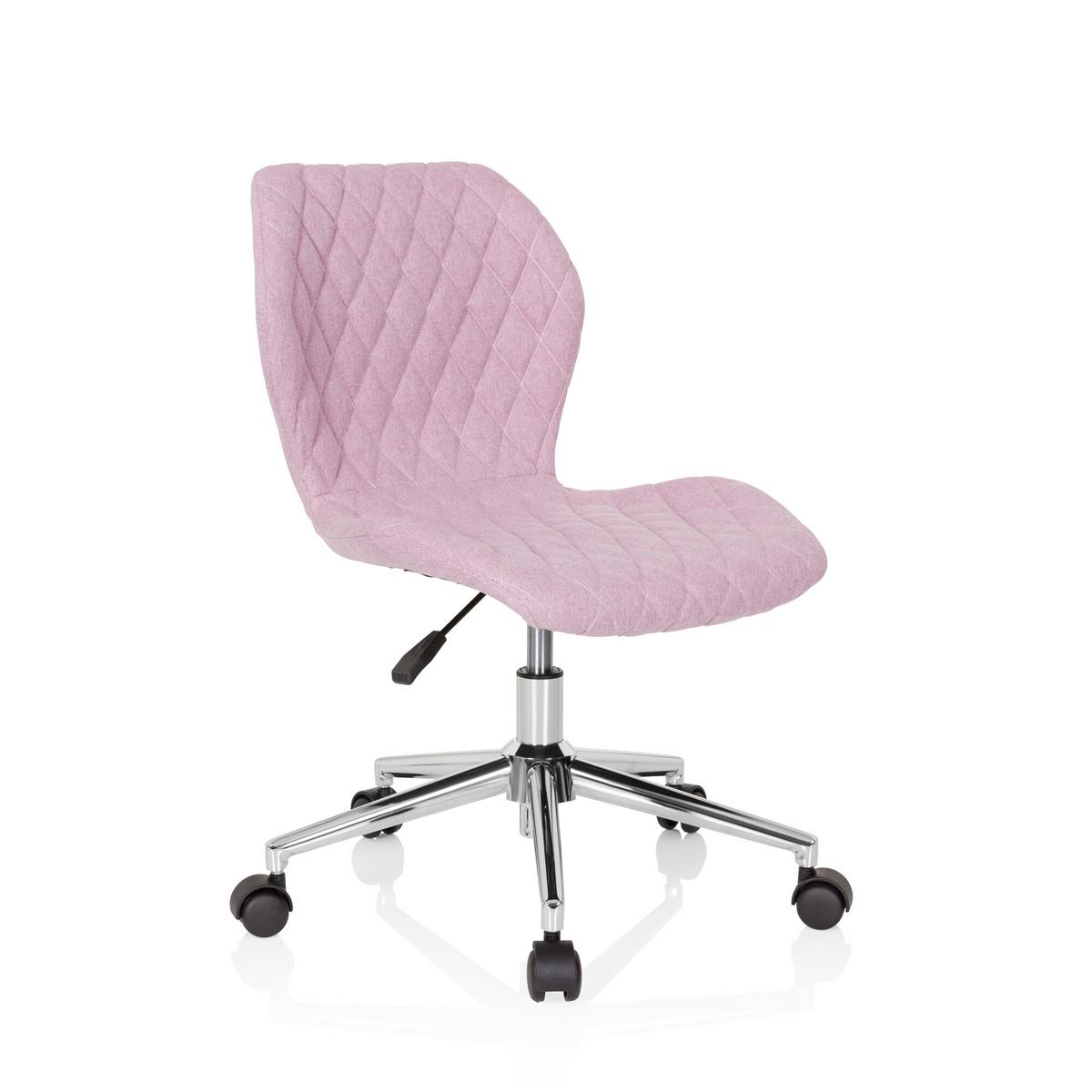 Jugenddrehstuhl Joy II Rosa - Rosa, Basics, Kunststoff/Textil (47/73-83/43cm) - MID.YOU