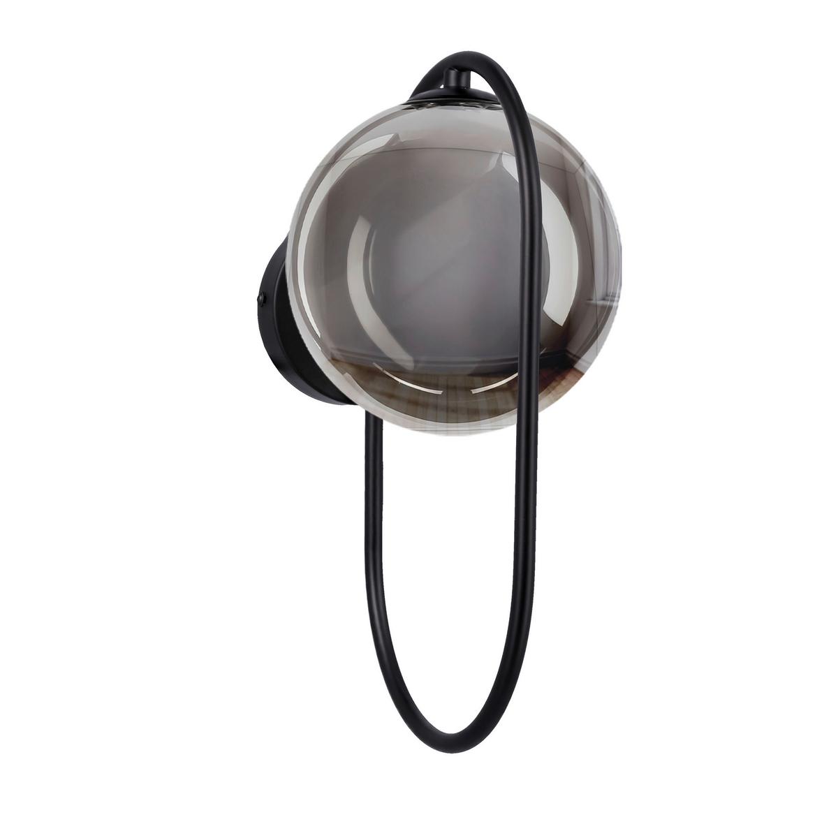 Wandleuchte 21-44044 Cordel - Graphitfarben/Schwarz, KONVENTIONELL, Metall (22/14/32cm)