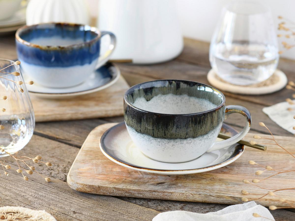 Tassenset Cascade Mix Multicolor L: 30 cm - Multicolor, Basics, Keramik - Creatable