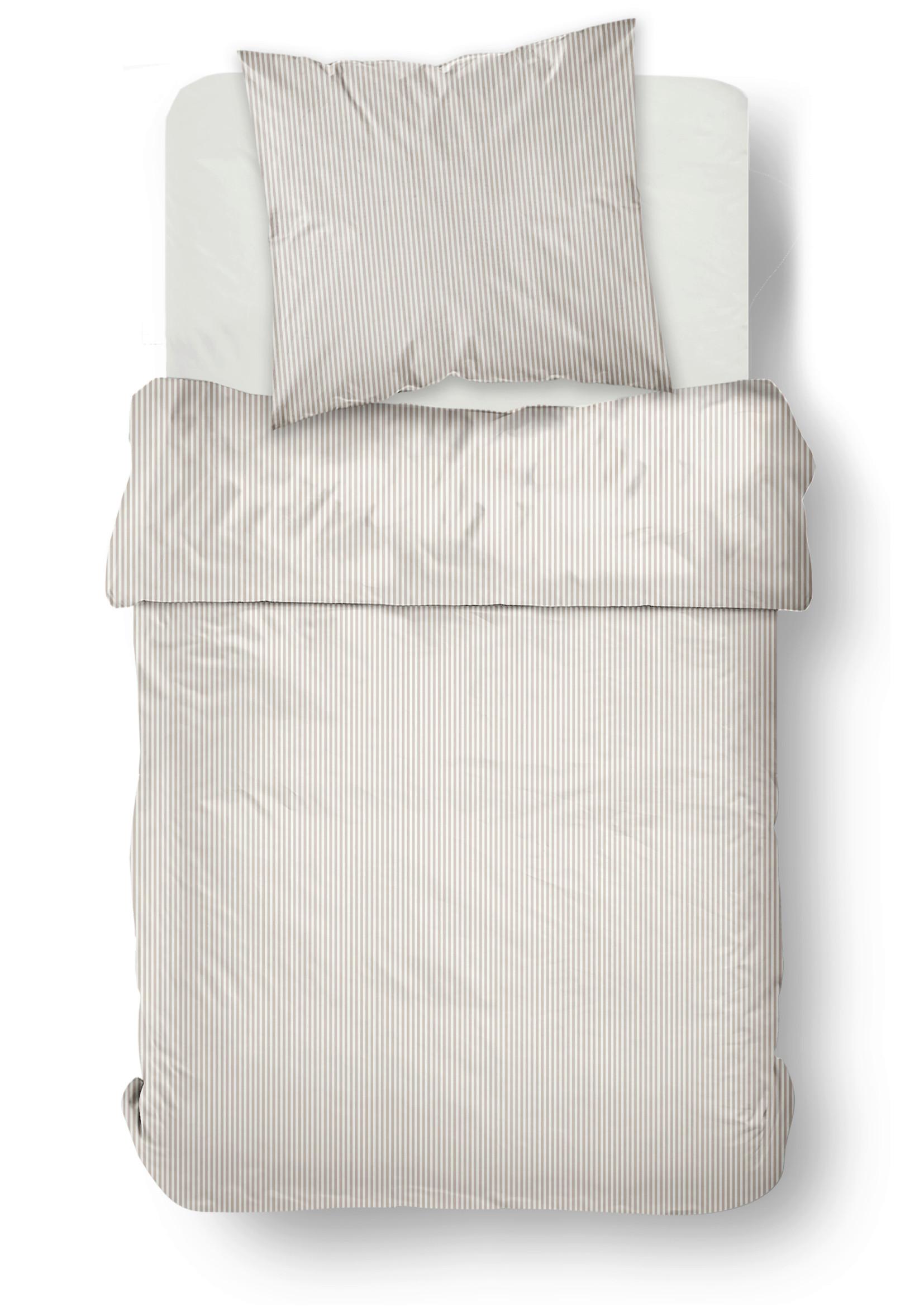 POSTEĽNÁ BIELIZEŇ JAMIE - perleťová, textil (140/200cm)