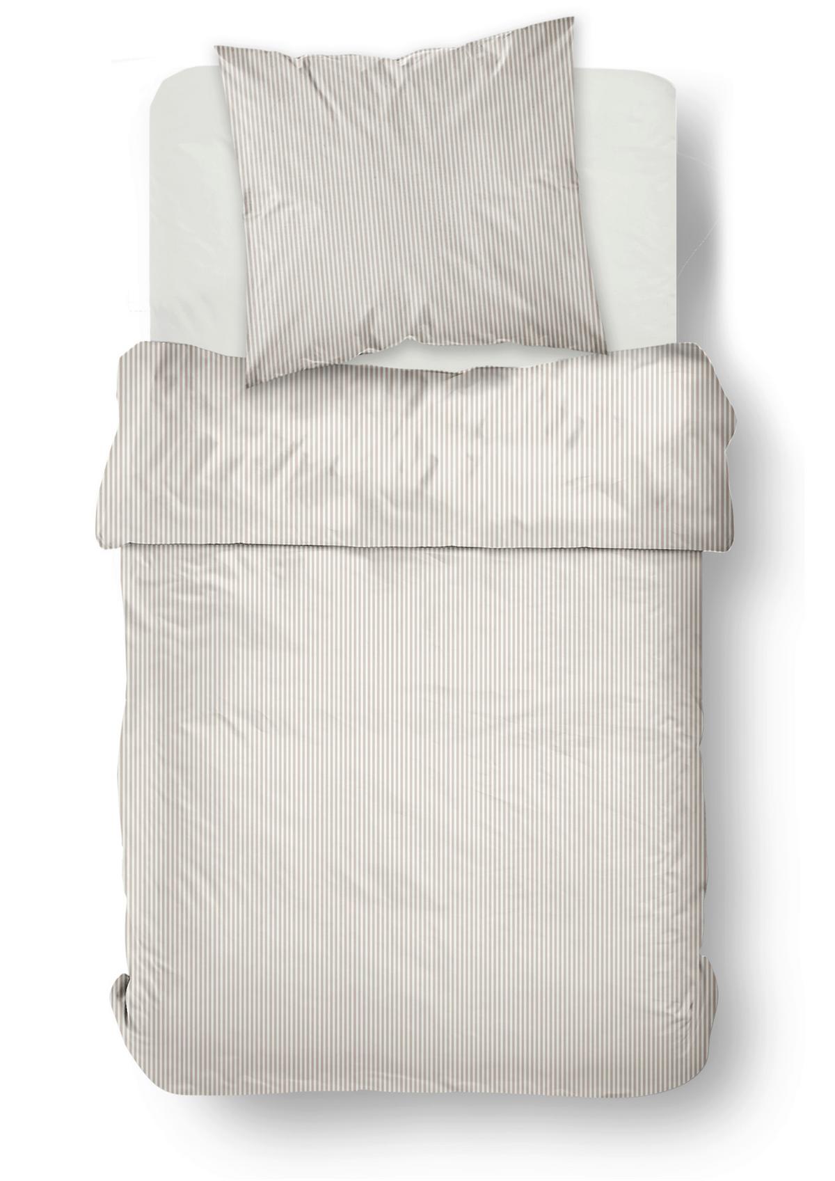 POSTEĽNÁ BIELIZEŇ JAMIE - perleťová, textil (140/200cm)