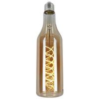 LED ŽÁROVKA FLASCHE - jantarové barvy, Romantický / Rustikální, kov/sklo (7,5/27,5cm) - Mömax