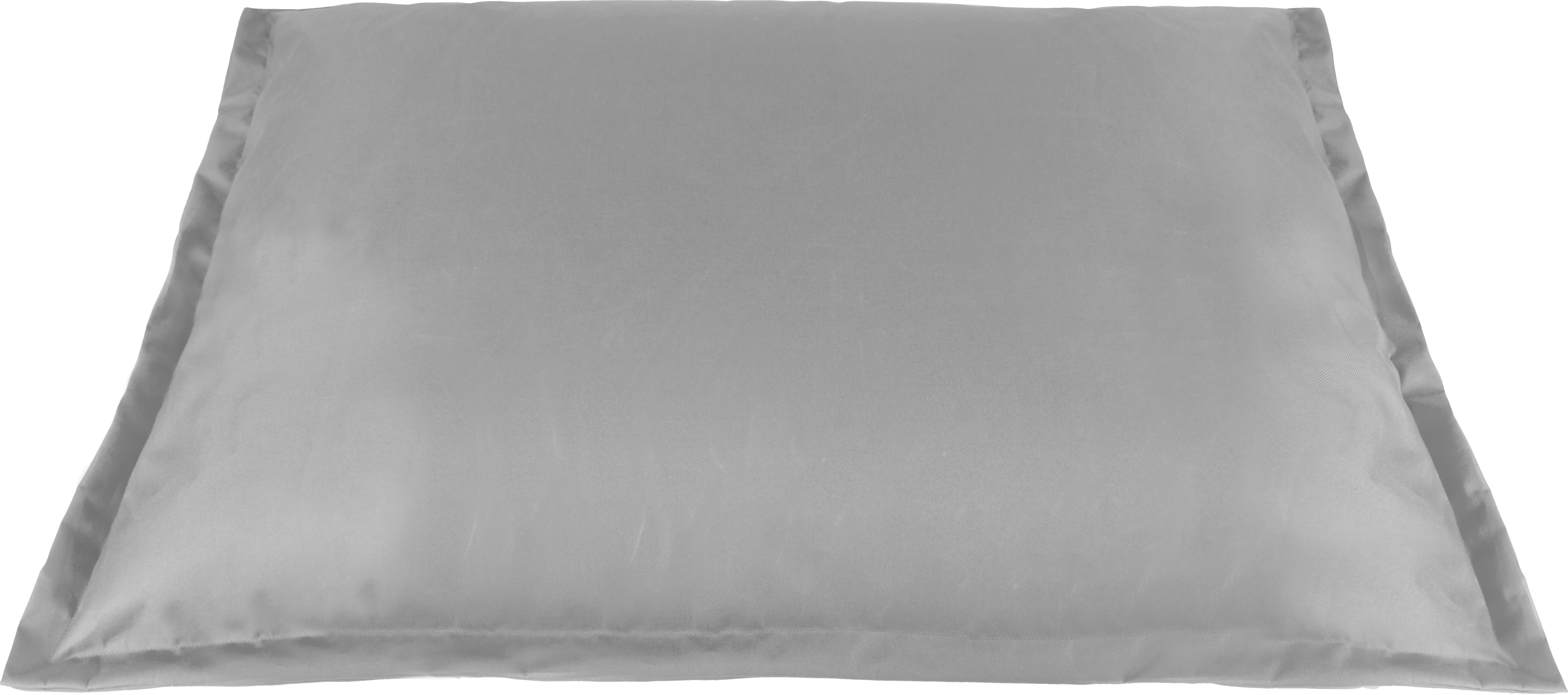 Sitzsack Outdoor Xl Grau, 170x130 Cm - Weiß/Grau, Basics, Textil (170/130/40cm) - Ondega