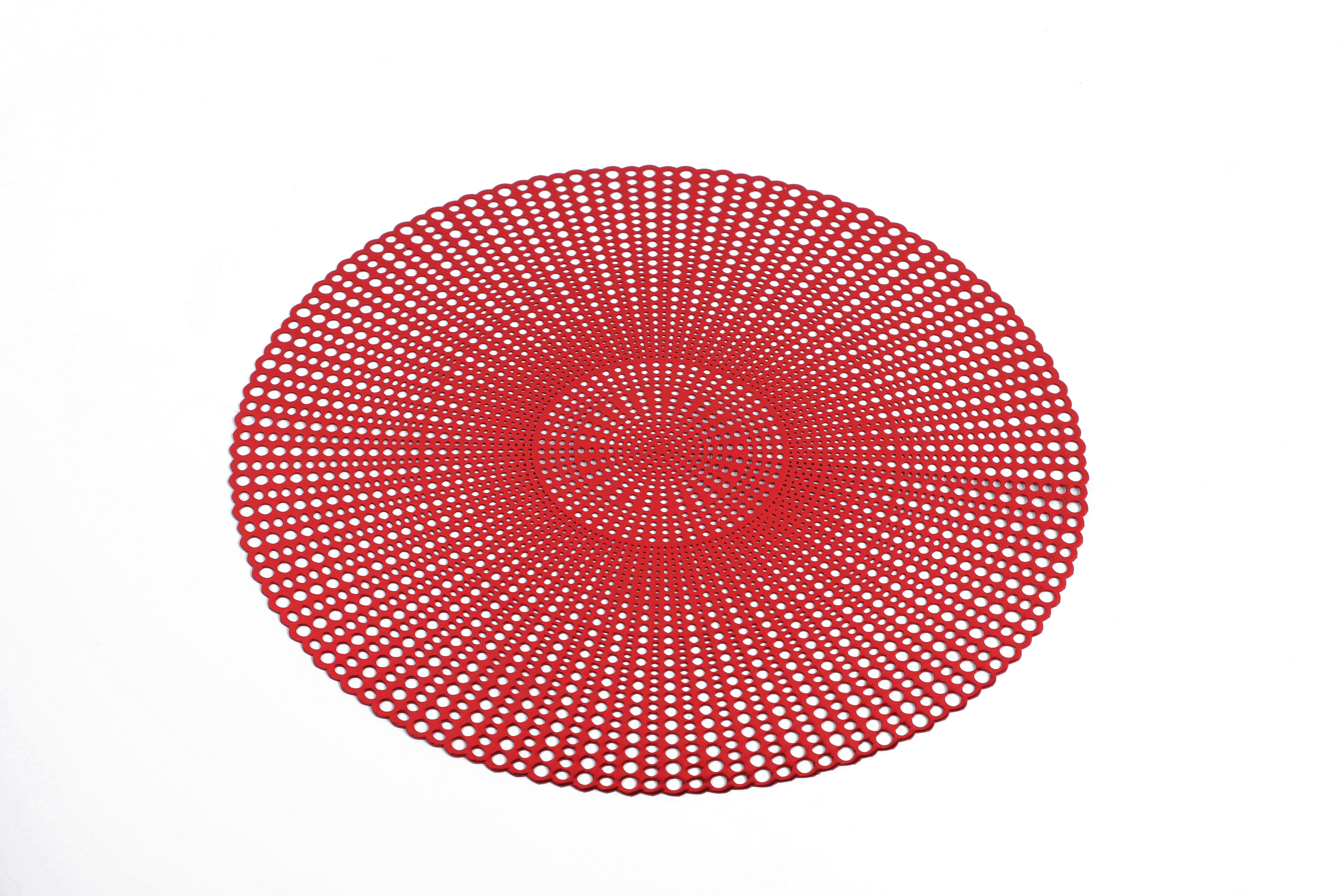 Prostírání Lina - červená, Konvenční, plast (40cm) - Modern Living