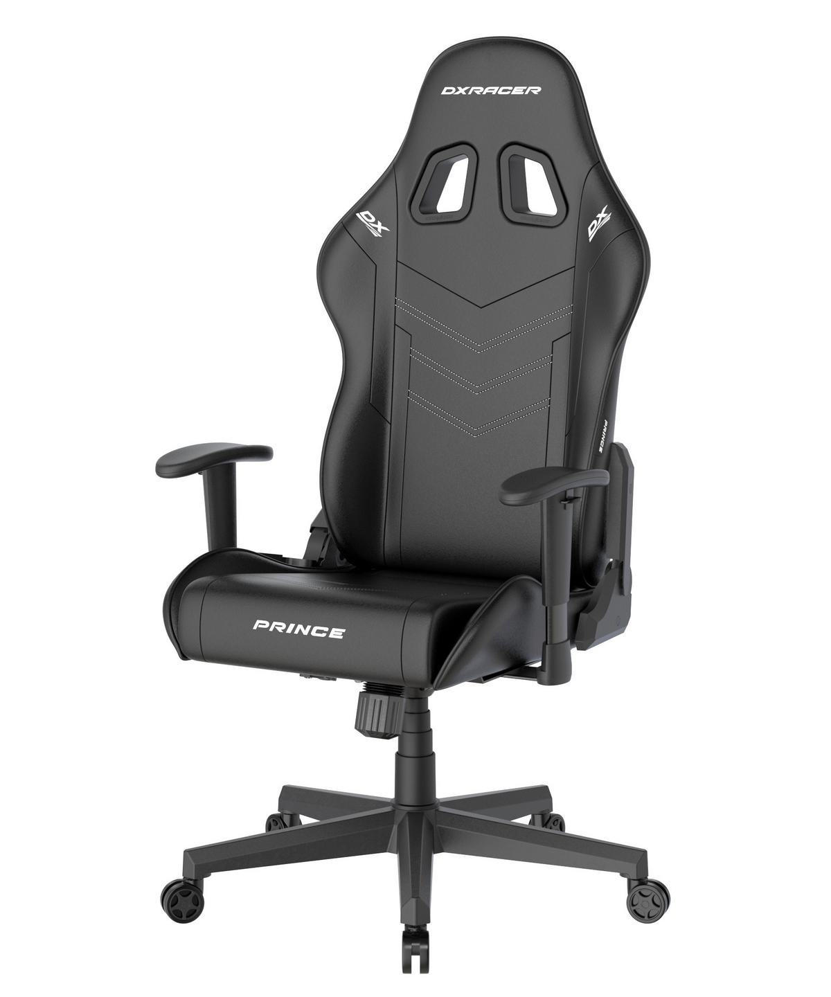 Gamingstuhl Prince Schwarz B: 70cm - Schwarz/Weiß, KONVENTIONELL, Kunststoff/Textil (70/132/70cm) - Dxracer