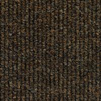 Teppichfliese Braun Solid Rib 50x50 Cm Florhöhe 2,5 Mm - Basics, Textil (50/50cm)